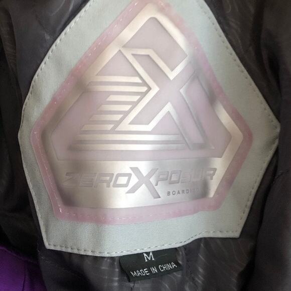 ZeroXposur Womens Jacket Gray Purple 3 in 1 Hooded Insulated Lined Ski Winter M - Picture 5 of 14